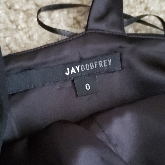 Jay Godfrey black dress sz 0 NWOT - Picture 7 of 8